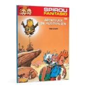 Buchcover und Innenansicht für das Buch: Aventure en Australie