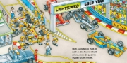 Buchcover und Innenansicht für das Buch: Buggy-Bücher: Mein Buggy-Wimmelbuch: Fahrzeuge