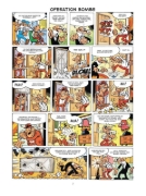 Buchcover und Innenansicht für das Buch: Mortadelo y Filemon: Operación bomba!