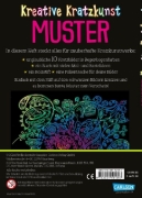 Buchcover und Innenansicht für das Buch: Kratzbilder für Kinder: Kreative Kratzkunst: Muster