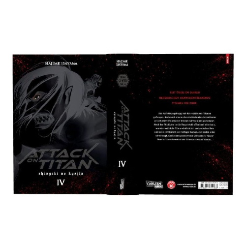 Buchcover und Innenansicht für das Buch: Shingeki no Kyojin