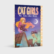 Buchcover und Innenansicht für das Buch: CAT GIRLS Band 2 - ME, YOU und MIAU