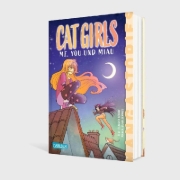 Buchcover und Innenansicht für das Buch: CAT GIRLS Band 2 - ME, YOU und MIAU