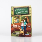 Buchcover und Innenansicht für das Buch: Die unlangweiligste Schule der Welt 1: Das Buch zum Film