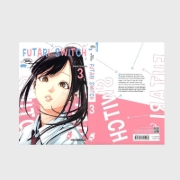 Buchcover und Innenansicht für das Buch: Futari Switch