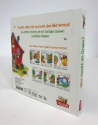 Buchcover und Innenansicht für das Buch: Wer hockt im Grase? Der ... Osterhase!