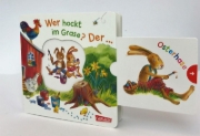 Buchcover und Innenansicht für das Buch: Wer hockt im Grase? Der ... Osterhase!