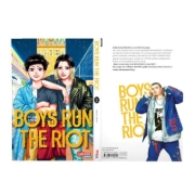 Buchcover und Innenansicht für das Buch: Boys Run the Riot