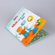 Buchcover und Innenansicht für das Buch: Max-Bilderbücher: Max geht aufs Klo