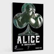 Buchcover und Innenansicht für das Buch: Imawa no Kuni no Alice