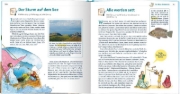 Buchcover und Innenansicht für das Buch: Wissensbibel für Kinder
