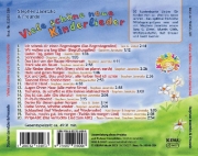 Buchcover und Innenansicht für das Buch: Viele schöne neue Kinderlieder - Ich schenk dir einen Regenbogen, Augen Ohren Nase u.a.m.