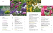 Buchcover und Innenansicht für das Buch: Ganzjährig attraktive Beete mit Blatt und Blüte