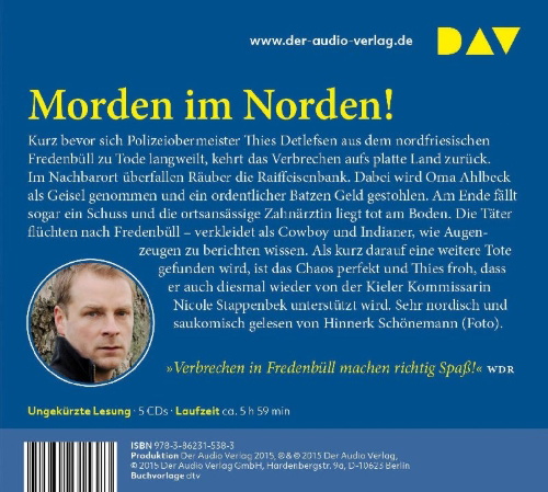 Buchcover und Innenansicht für das Buch: Rollmopskommando. Ein Küstenkrimi