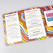 Buchcover und Innenansicht für das Buch: Here&Queer