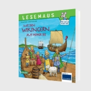 Buchcover und Innenansicht für das Buch: LESEMAUS 148: Mit den Wikingern auf hoher See