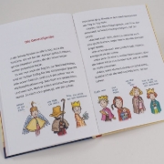 Buchcover und Innenansicht für das Buch: Ella teatterissa