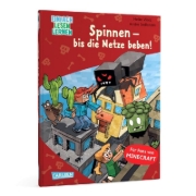 Buchcover und Innenansicht für das Buch: Minecraft 8: Spinnen - bis die Netze beben!