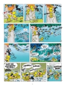 Buchcover und Innenansicht für das Buch: Marsupilami 9: Le papillon des cimes