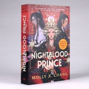Buchcover und Innenansicht für das Buch: The Nightblood Prince