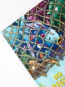 Buchcover und Innenansicht für das Buch: Der Regenbogenfisch in Gefahr