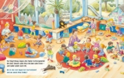 Buchcover und Innenansicht für das Buch: Unkaputtbar: Mein erstes Wimmelbuch: Ein Tag in der Kita