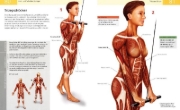 Buchcover und Innenansicht für das Buch: Das Anatomie-Buch der Fitness