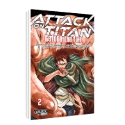 Buchcover und Innenansicht für das Buch: Shingeki no Kyojin - Before the Fall