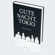 Buchcover und Innenansicht für das Buch: Oyasumi Tokyo