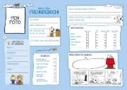 Buchcover und Innenansicht für das Buch: Peanuts: Meine Freunde