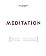 Buchcover und Innenansicht für das Buch: Meditation