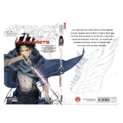 Buchcover und Innenansicht für das Buch: Shingeki no kyojin kuinaki sentaku