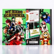 Buchcover und Innenansicht für das Buch: Boku no Hero Academia