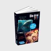 Buchcover und Innenansicht für das Buch: Die drei ???: Doppelband - Enthält die Bände: Die drei ??? und das Riff der Haie / Im Bann des Drachen