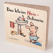 Buchcover und Innenansicht für das Buch: Das kleine Nein-Schwein