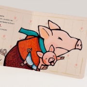 Buchcover und Innenansicht für das Buch: Das kleine Nein-Schwein
