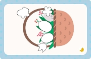 Buchcover und Innenansicht für das Buch: Meine Sticker + Karten + Box - Ostern
