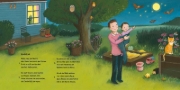 Buchcover und Innenansicht für das Buch: Mein erstes Geschichten-Bilder-Buch: Gute Nacht, Schlafenszeit