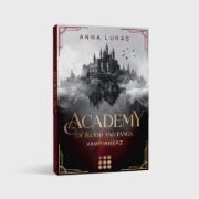 Buchcover und Innenansicht für das Buch: Academy of Blood and Fangs 1: Vampirherz