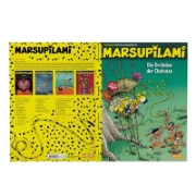 Buchcover und Innenansicht für das Buch: Marsupilami 17: L'orchidée des Chahutas