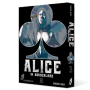 Buchcover und Innenansicht für das Buch: Imawa no Kuni no Alice