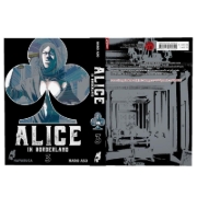 Buchcover und Innenansicht für das Buch: Imawa no Kuni no Alice
