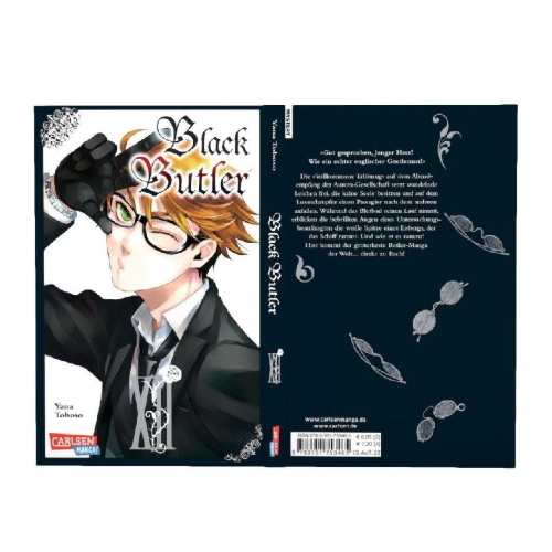 Buchcover und Innenansicht für das Buch: Kuroshitsuji