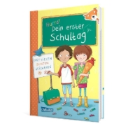 Buchcover und Innenansicht für das Buch: Schlau für die Schule: Hurra! Dein erster Schultag
