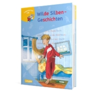Buchcover und Innenansicht für das Buch: LESEMAUS zum Lesenlernen Sammelbände: Wilde Silben-Geschichten