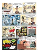 Buchcover und Innenansicht für das Buch: Marsupilami 10: Rififi en Palombie