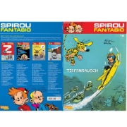 Buchcover und Innenansicht für das Buch: Spirou et les Hommes-bulles