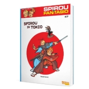 Buchcover und Innenansicht für das Buch: Spirou à Tokyo