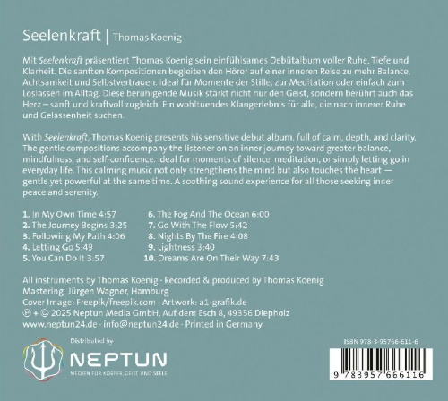Buchcover und Innenansicht für das Buch: Seelenkraft