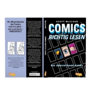 Buchcover und Innenansicht für das Buch: Comics richtig lesen